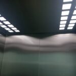 Passenger elevator cabin interior with LED ceiling - Mechano Elevator